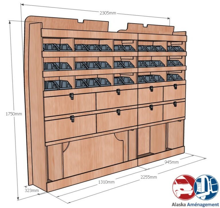 Meuble latéral Gauche KRG002-N - vue 3