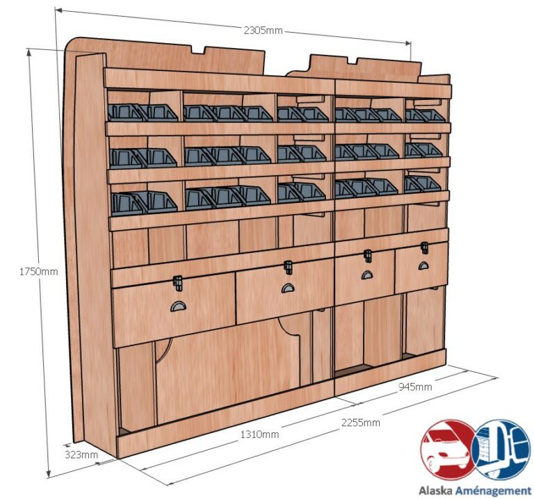 Meuble latéral Gauche KRG004-N - vue 3