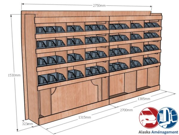BOXER II L2H1 KRG001 COTES - Aménagement Utilitaire Île-de-France & Livraison