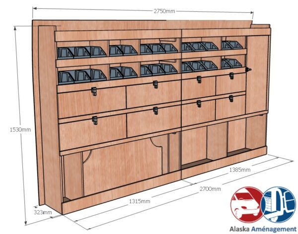 BOXER II L2H1 KRG003 COTES - Aménagement Utilitaire Île-de-France & Livraison
