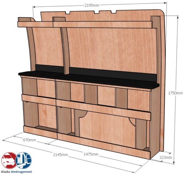 BOXER II L3H2 ETAD104 COTES - Aménagement Utilitaire Île-de-France & Livraison