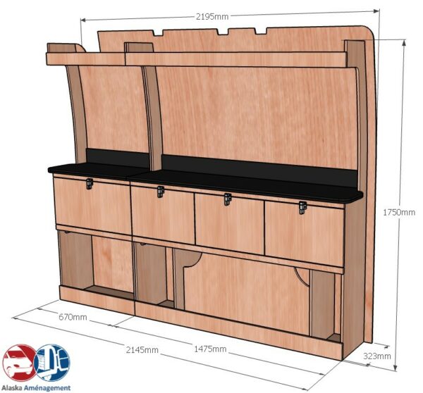 BOXER II L3H2 ETAD105 COTES - Aménagement Utilitaire Île-de-France & Livraison