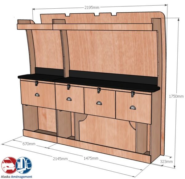 BOXER II L3H2 ETAD107 COTES - Aménagement Utilitaire Île-de-France & Livraison