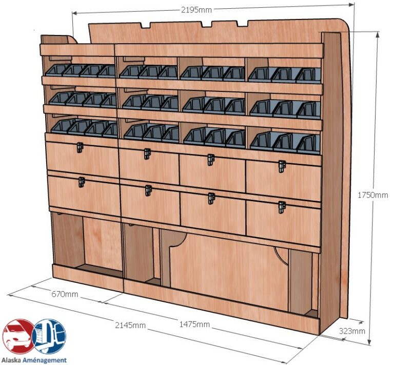 Meuble latéral Droite KRD102-N - vue 3