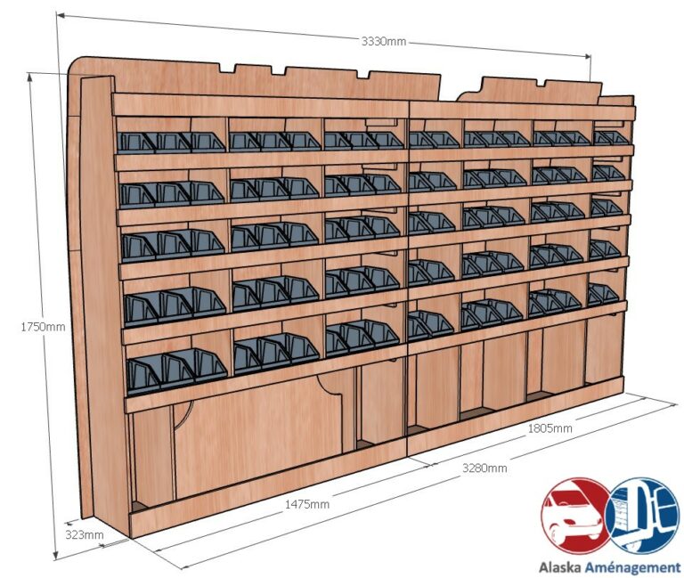 Meuble latéral Gauche KRG001-N - vue 3