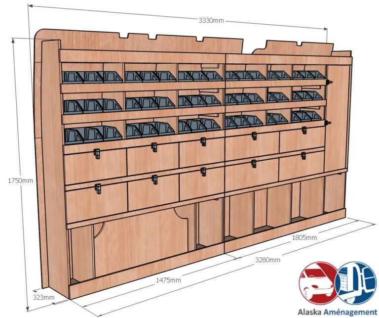 Meuble latéral Gauche KRG003-N - vue 3