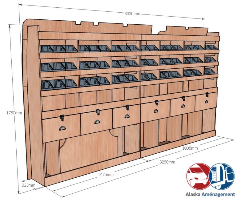 Meuble latéral Gauche KRG004-N - vue 3