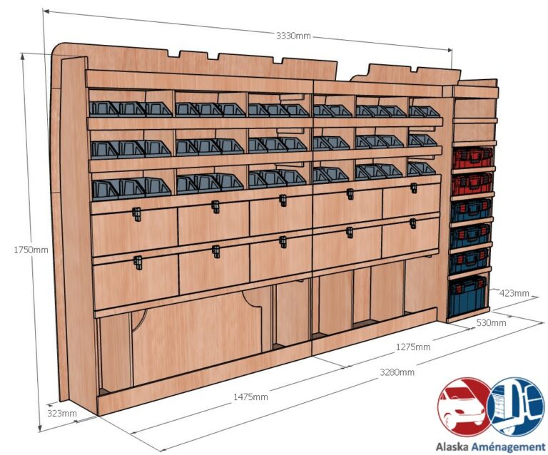 Meuble latéral Gauche KRMG002-N - vue 3