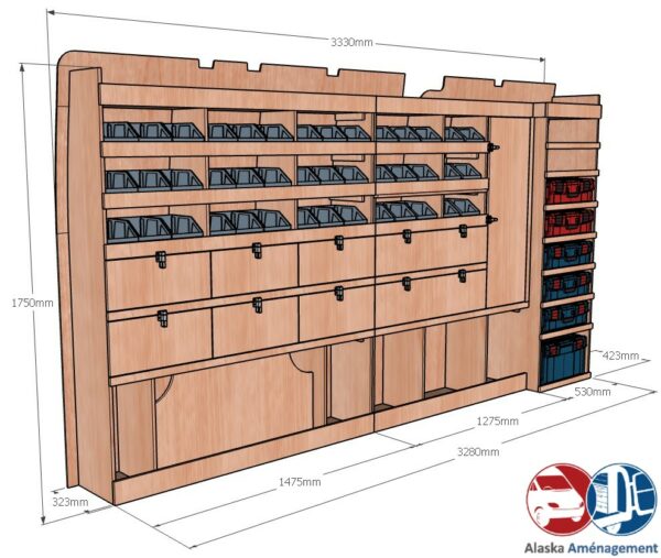 BOXER II L3H2 KRMG003 COTES - Aménagement Utilitaire Île-de-France & Livraison