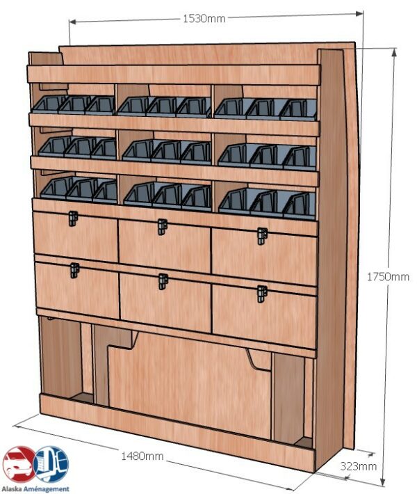 MASTER IV L2H2 KRD102 COTES - Aménagement Utilitaire Île-de-France & Livraison