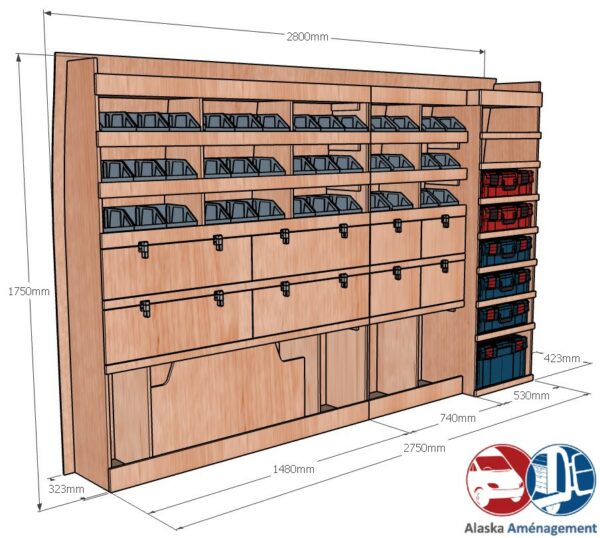 MASTER IV L2H2 KRMG002 COTES - Aménagement Utilitaire Île-de-France & Livraison