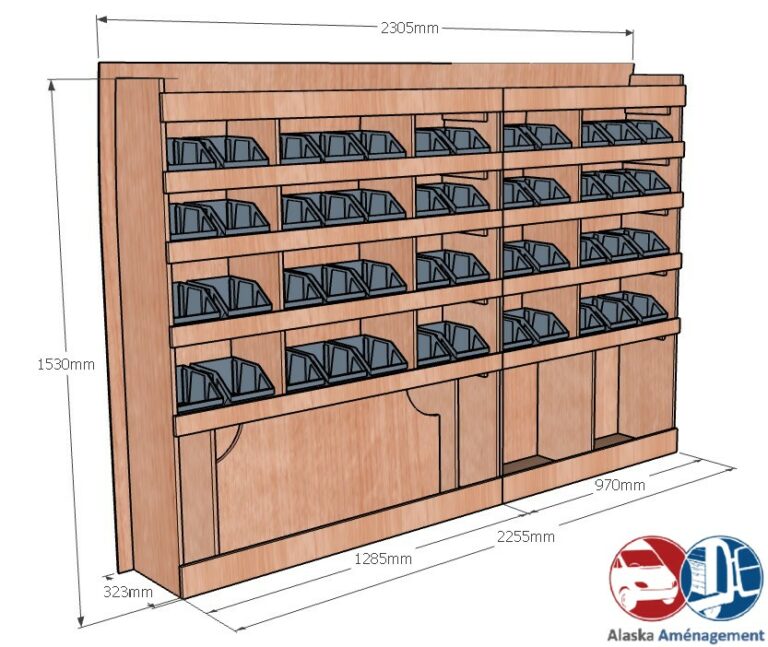 Meuble latéral Gauche KRG001-N - vue 3
