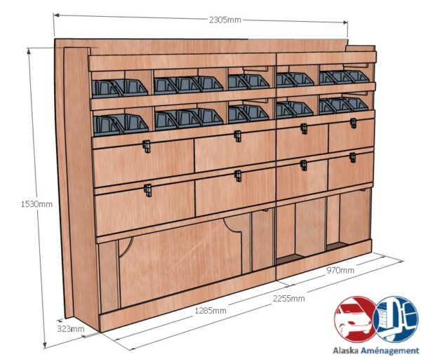 BOXER II L1H1 KRG002 COTES - Aménagement Utilitaire Île-de-France & Livraison