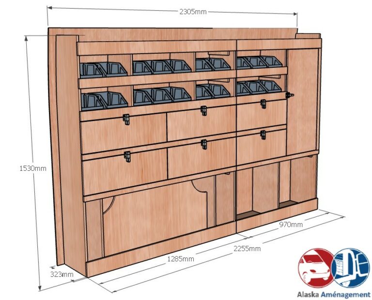 Meuble latéral Gauche KRG003-N - vue 3