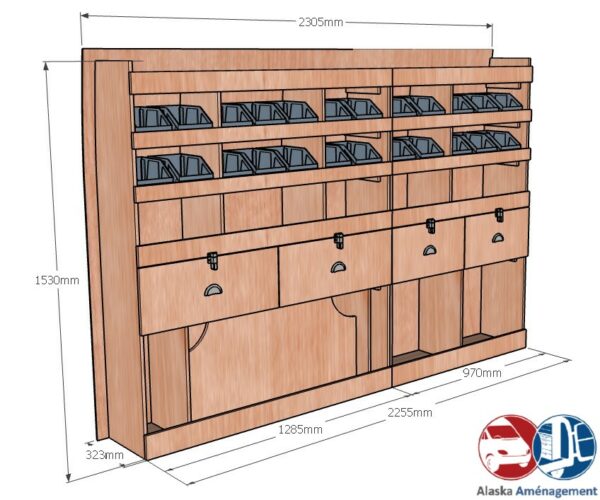 BOXER II L1H1 KRG004 COTES - Aménagement Utilitaire Île-de-France & Livraison