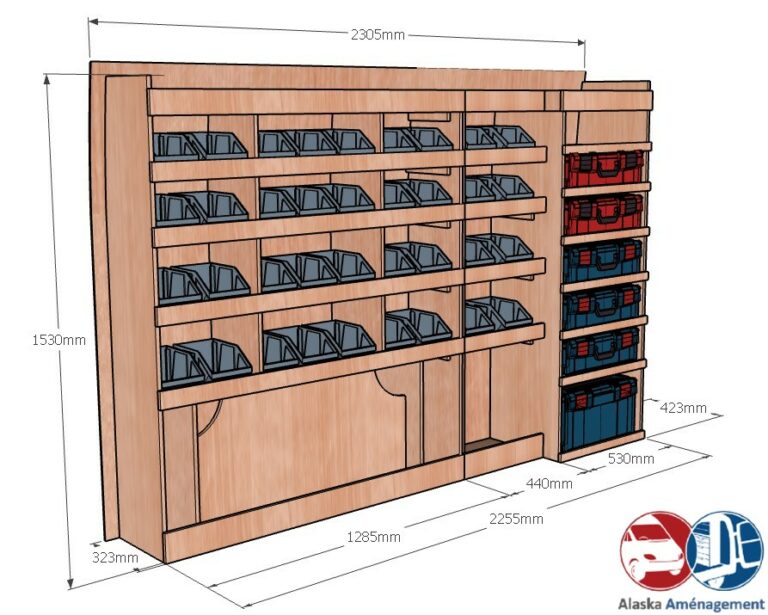 Meuble latéral Gauche KRMG001-N - vue 3