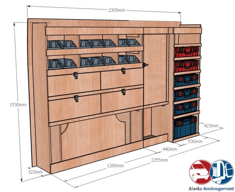 Meuble latéral Gauche KRMG003-N - vue 3