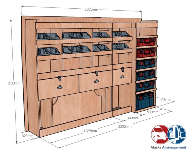 BOXER II L1H1 KRMG004 COTES - Aménagement Utilitaire Île-de-France & Livraison