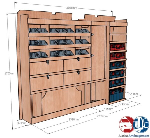 BOXER II L1H2 KRMG003 COTES - Aménagement Utilitaire Île-de-France & Livraison