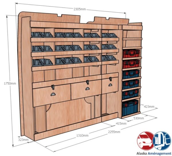 BOXER II L1H2 KRMG004 COTES - Aménagement Utilitaire Île-de-France & Livraison