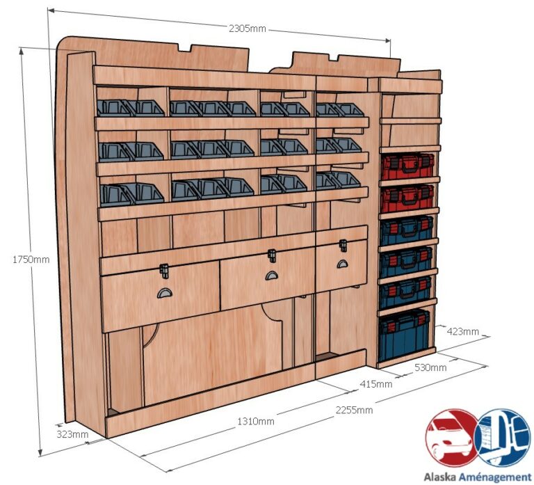 Meuble latéral Gauche KRMG004-N - vue 3