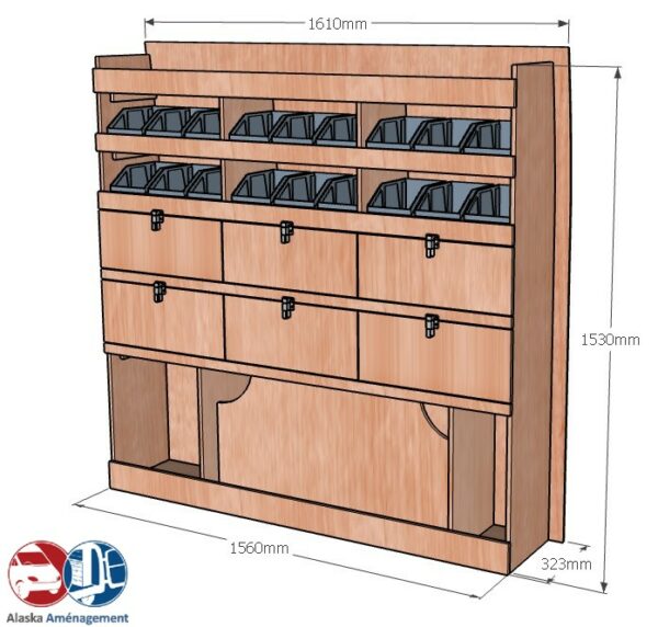 BOXER II L2H1 KRD102 COTES - Aménagement Utilitaire Île-de-France & Livraison