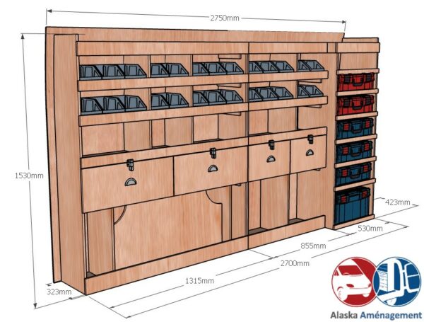 BOXER II L2H1 KRMG004 COTES - Aménagement Utilitaire Île-de-France & Livraison