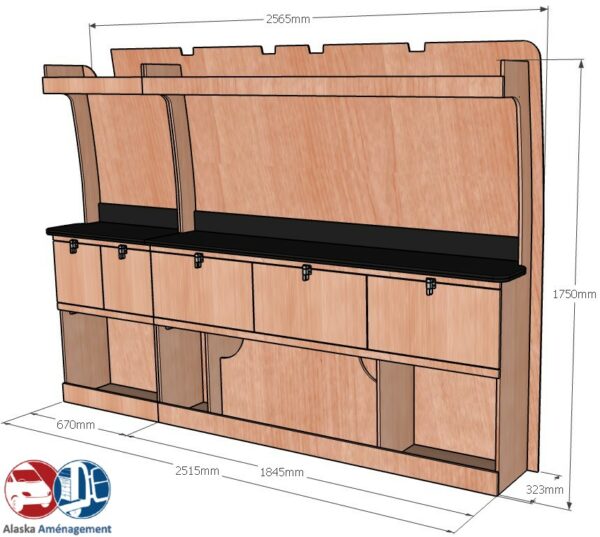BOXER II L4H2 ETAD105 COTES - Aménagement Utilitaire Île-de-France & Livraison