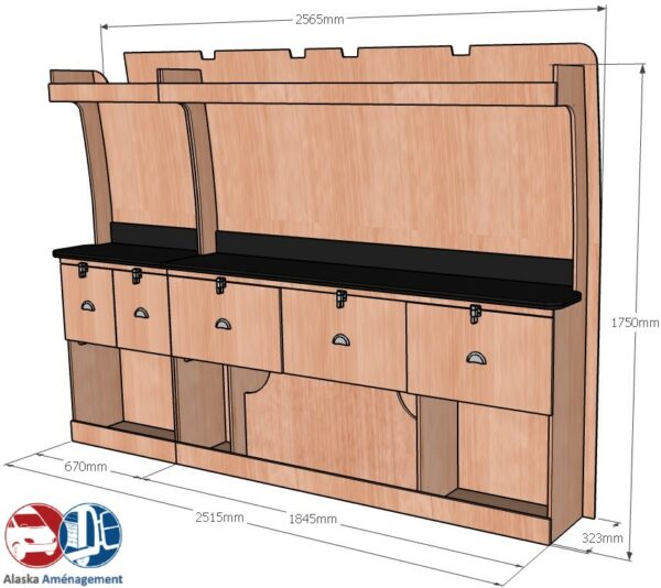 BOXER II L4H2 ETAD107 COTES - Aménagement Utilitaire Île-de-France & Livraison