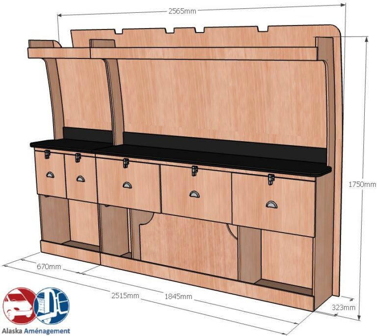 Etabli latéral Droite ETAD107-N - vue 3