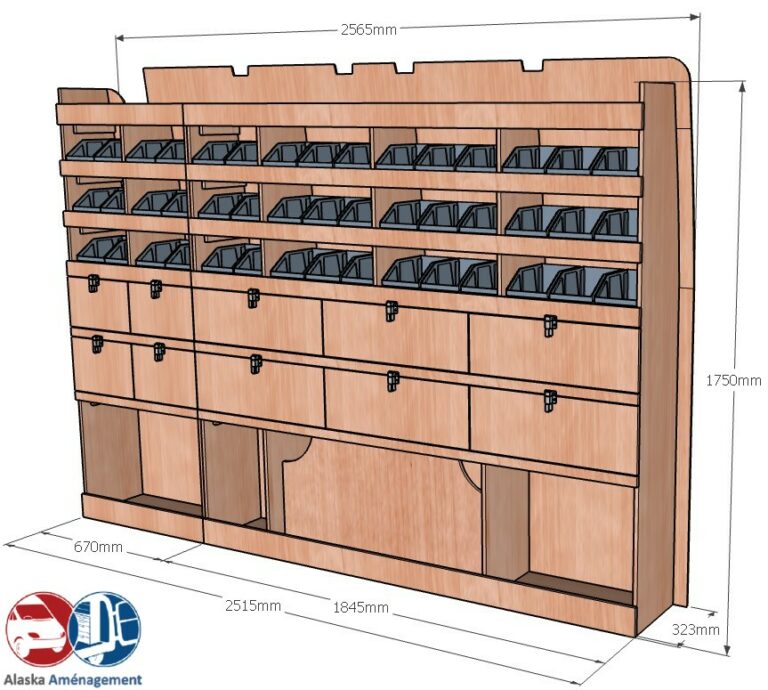Meuble latéral Droite KRD102-N - vue 3