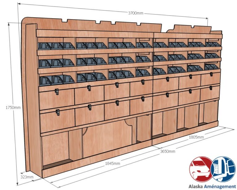 Meuble latéral Gauche KRG002-N - vue 3