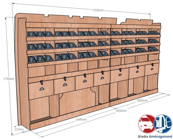 BOXER II L4H2 KRG004 COTES - Aménagement Utilitaire Île-de-France & Livraison