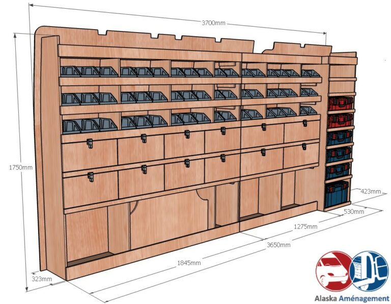 Meuble latéral Gauche KRMG002-N - vue 3
