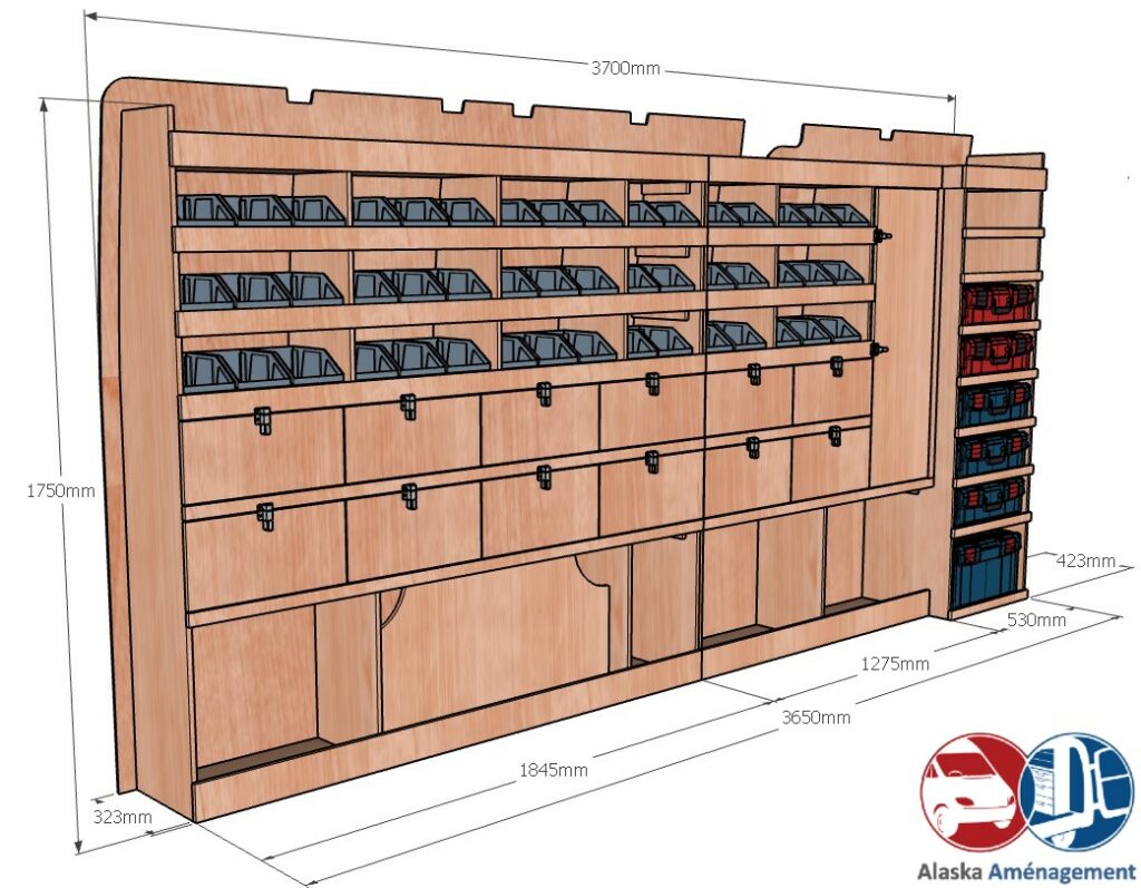 BOXER II L4H2 KRMG003 COTES - Aménagement Utilitaire Île-de-France & Livraison