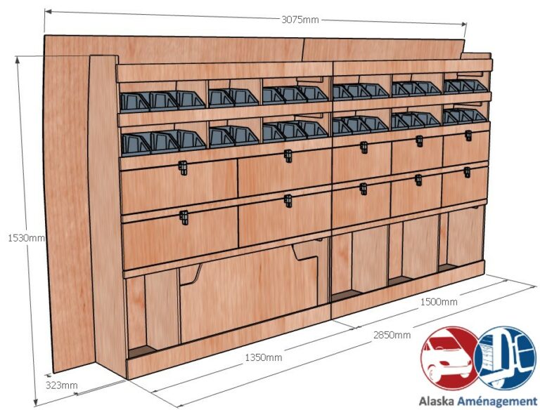 Meuble latéral Gauche KRG002-N - vue 3