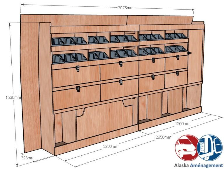 Meuble latéral Gauche KRG003-N - vue 3
