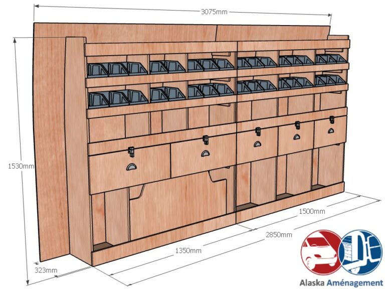 Meuble latéral Gauche KRG004-N - vue 3