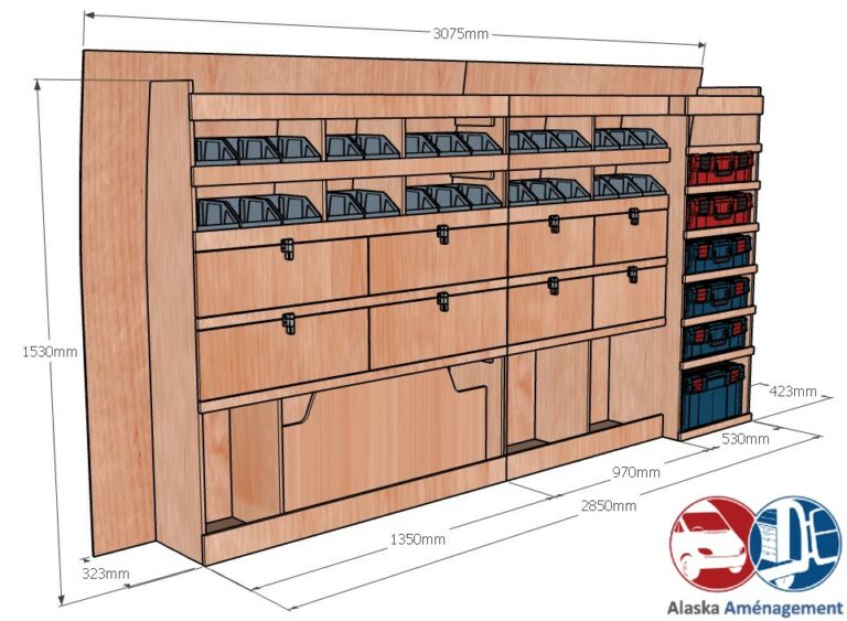 Meuble latéral Gauche KRMG002-N - vue 3