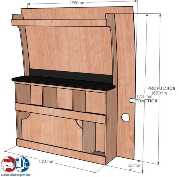 Crafter II L3H3 ETAD104 COTES - Aménagement Utilitaire Île-de-France & Livraison