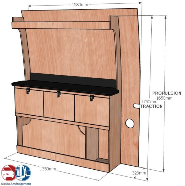 Crafter II L3H3 ETAD105 COTES - Aménagement Utilitaire Île-de-France & Livraison