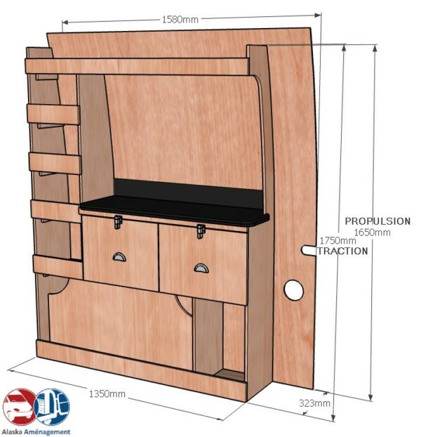 Crafter II L3H3 ETAD106 COTES - Aménagement Utilitaire Île-de-France & Livraison