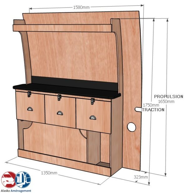 Crafter II L3H3 ETAD107 COTES - Aménagement Utilitaire Île-de-France & Livraison