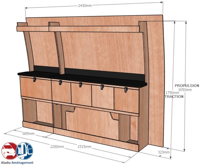 Etabli latéral Droite ETAD105-N - vue 3