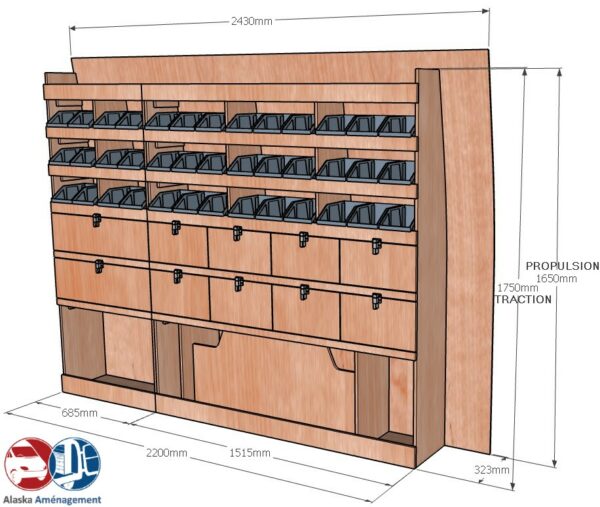 Crafter II L4H3 KRD102 COTES - Aménagement Utilitaire Île-de-France & Livraison