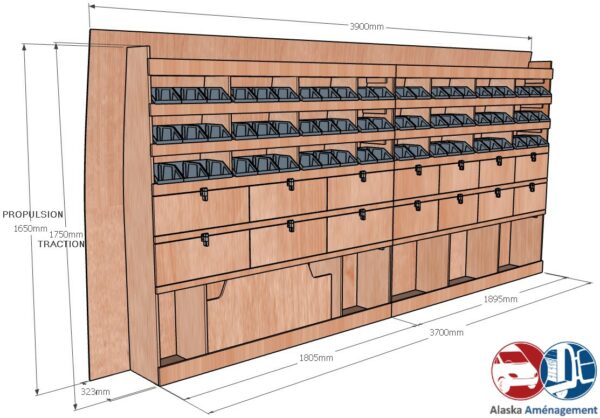 Crafter II L4H3 KRG002 COTES - Aménagement Utilitaire Île-de-France & Livraison
