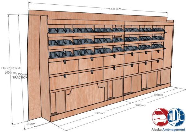 Crafter II L4H3 KRG003 COTES - Aménagement Utilitaire Île-de-France & Livraison