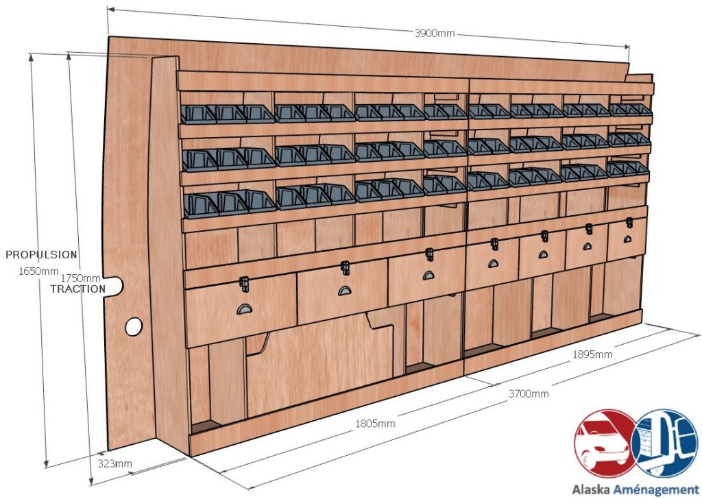 Crafter II L4H3 KRG004 COTES - Aménagement Utilitaire Île-de-France & Livraison