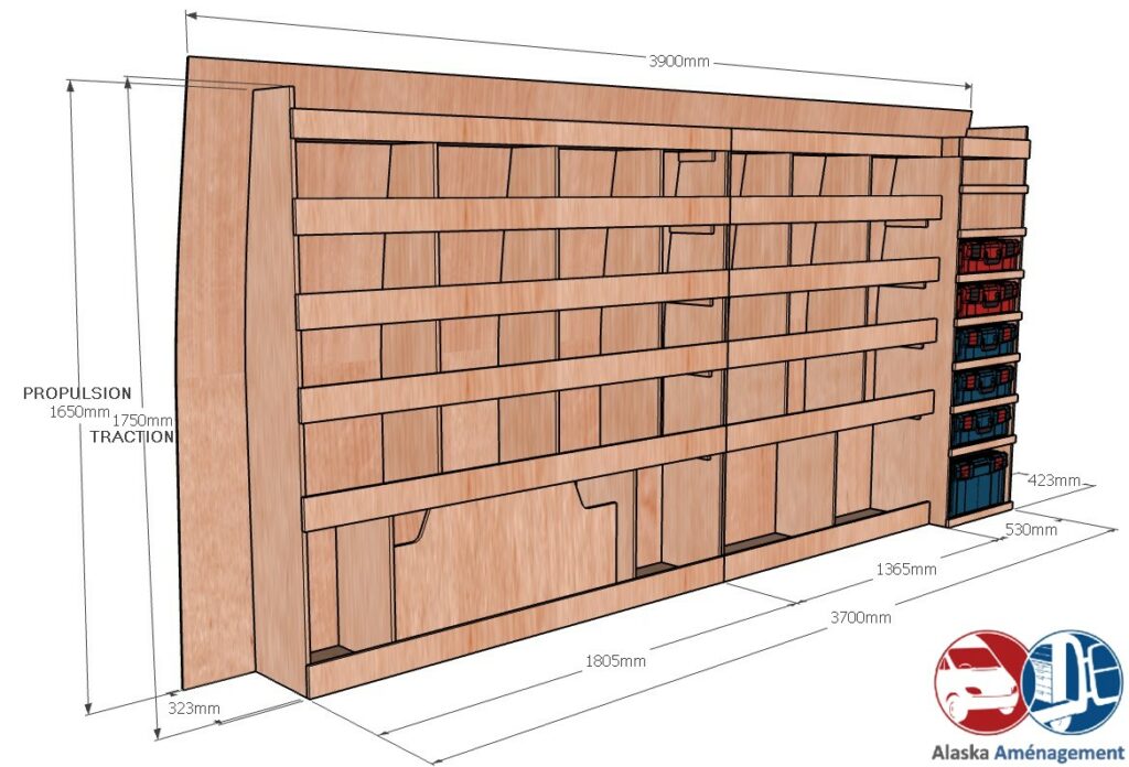 Crafter II L4H3 KRMG COTES - Aménagement Utilitaire Île-de-France & Livraison