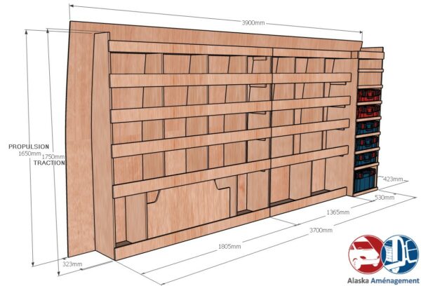 Crafter II L4H3 KRMG COTES - Aménagement Utilitaire Île-de-France & Livraison